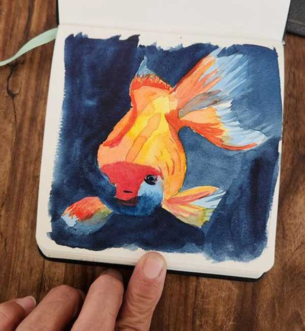 Goldfish Painting