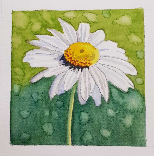 Daisy Flower Painting